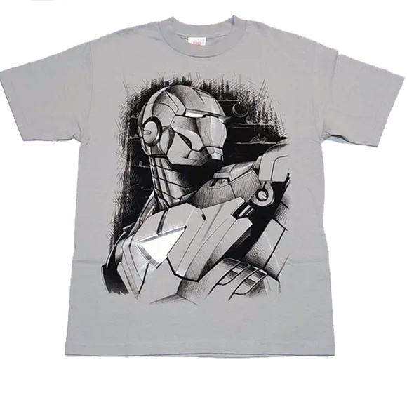 Marvel Comics Iron Man 2 Graphic Tee t-shirt Top Shirt Short Sleeve 100% Cotton - Picture 8 of 11